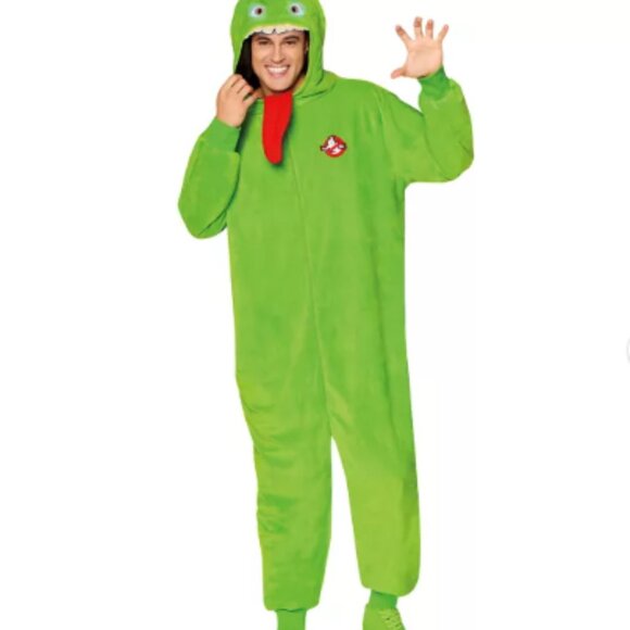 Slimer Jumpsuit Costume - Ghostbusters - One Size Fits Most - Picture 3 of 6